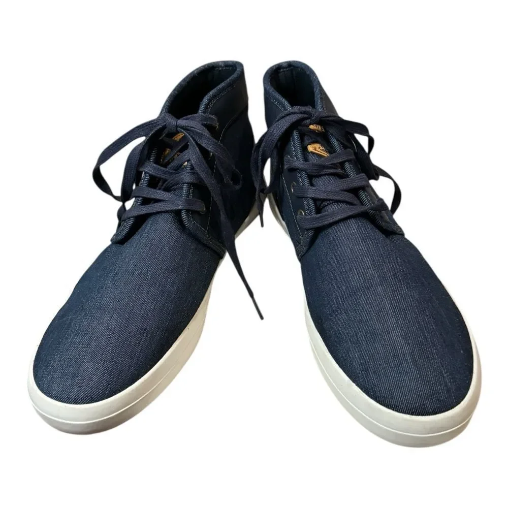 Levi Strauss & Co. Blue Denim Men's High-Top Chukka Boots Shoes Sneakers 10